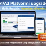 A1/A3 Platvormi uuendamine (piiramatu värskendamine ja harjutusosad)